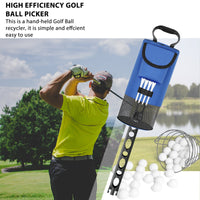Portable Golf Ball Retriever with Canvas Bag