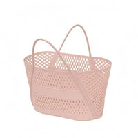 Plastic Bathroom Basket Ventilated Open-Top Toiletry Basket Portable