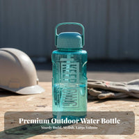 Shatter-Proof Large Capacity Water Bottle High Temperature Resistant Large Capacity Sports Bottle Long-Lasting for Office Workers, Hiking