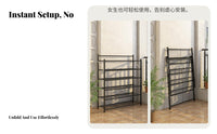 Multi-Tier Step Stand Floor-Standing Plant Rack assembly-withexternal installationlystanding for Balcony, Patio