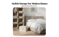 foldable textile Storage container cleaning-friendly Bedding Organizer Clear transparent panel for Attic