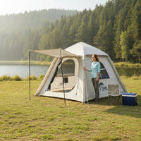 Easy Setup Inflatable Tent Waterproof Air Tent Protection Windproof for Campers, Families, Camping, Road Trips, Park