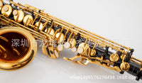 OEM AS-82Z Eb Alto Saxophone, Brass, Black Nickel Gold Finish, with Hard Case
