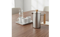 Coffee Press Coffee Brewer 3-Tier Filtration System Coffee Press Insulated Coffee Plunger Spill-Resistant-Resistant Spout Cool