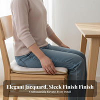 Wear-Resistant Horseshoe Shaped Chair Cushion Minimalist Design U-Shaped Dining Chair Cushion All-Season Use for Kitchen, Office