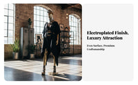 Flat Shoulder Design Full Body Female Mannequin Futuristic Design Electroplated Display Figure Shiny Finish Mannequin for Boutique Owners, Retail Merchandisers, Fashion Designers, Exhibition Room, Trade Exhibition, Photography Studio