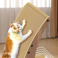 L-Shaped Cat Scratcher Wear-Resistant Vertical Cat Scratching Pad Low-Shedding Pet Supplies for Cats, Kittens, Indoor