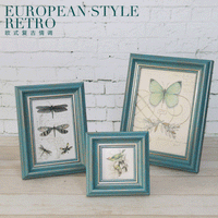 European Retro Photo Frame for Tabletop Display, 6x8 inch and A4 Sizes, Classic Design