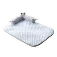 Dog Bed with Bolsters Playful Pet Bed with Cushioned Side Long-Lasting for Floor
