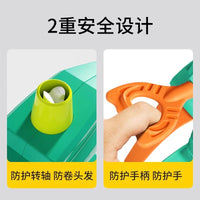 Children's Bamboo Dragonfly Flying Disc Launcher Toy, Outdoor Flying Toy for Kids