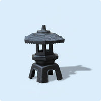 Cast Iron Candle Lantern Multifunction Use Japanese Garden Lantern for Tabletop