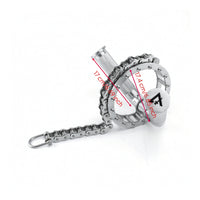 V-Shaped Handle with Knurled Grips Stainless Steel V-Shaped Bar Heavy Duty Lat Pulldown Attachment for Strength Trainers, Bodybuilders, Back Workouts