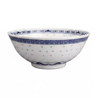 Chinese Type Dessert Bowl Colorfast Blue and White Pattern Bowl Thickened Material Tableware for Restaurant