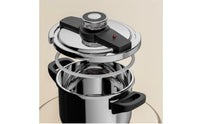 Induction Cooktop Compatible Stainless Steel Pressure Cooker Multi-Functional Burst-Proof-Proof Pressure Cooker Multiple Safety Features Kitchen Cookware Time Saving for Home Cooks, Chefs