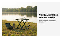Foldable Design Lowlow-stature Stool with Backrest sturdyDuty Construction Portable Seating long-finaling Camp Chair Easy to Carry for Anglers, journeyers, Fishing, Camping, journey, Picnics