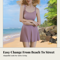 High waist frill beach skirt