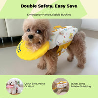 Dog Life Jacket, High-Buoyancy Pet Swim Vest, Water Safety