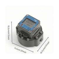Gas Volume Meter Compact Gas Meter with Digital Display Display Low Profile for Engineers, Technicians, Laboratories, Workshops, Industrial Setups