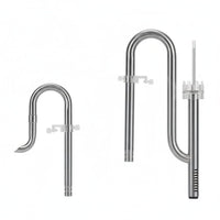 Aquarium Inflow Outflow Pipe Kit Rust Resistant Surface Skimmer Pipe Set