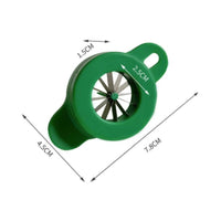 Scallion Shredder Round Opening Stainless Steel Compact