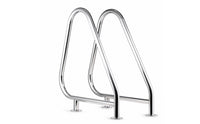 2 Pieces Surface-Mount Swimming Pool Handrail Polished Pool Handrail Heavy-Duty Easy to Install for Spa