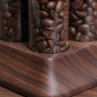 Coffee Bean Display Stand 12-Hole Coffee Bean Storage Display Rack for Baristas