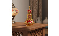 Middle Eastern Perfume Bottle Decorative Middle Eastern Design Oil Bottle Craftsmanship for Collectors, Women, Living Room, Bedroom, Washroom
