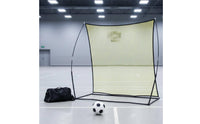 Soccer Rebounder Net Easy Setup Soccer Pitchback Net Steel Frame Sports Gear for Beginners