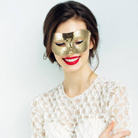 Disco Mask Handmade Costume Face Covering Lightweight