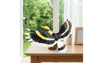 Lifelike Bird Figurine Realistic Bird Sculpture Plastic Decorative for Bookshelf, Patio
