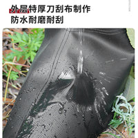 户外丛林防蛇咬护腿套防水裤腿套刀刮布野外防蚊虫叮咬训犬腿部套