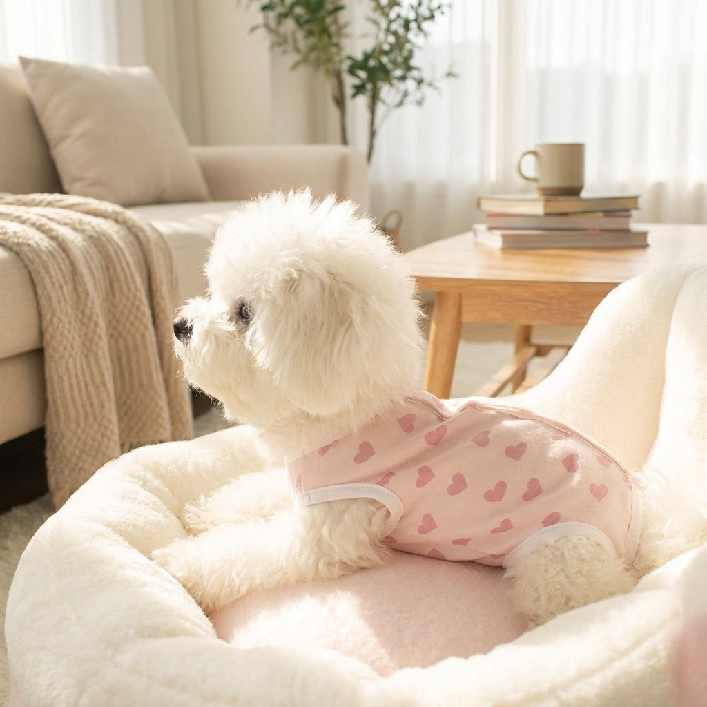 Dog Recovery Suit and Post Surgery Clothes, Sleeveless Vest Style Spay Neuter Dog Suit