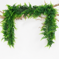 1.8m Artificial Eucalyptus Garland Vine, Faux Eucalyptus Leaves for Wedding Arch Decoration, Greenery Persian Grass Vine