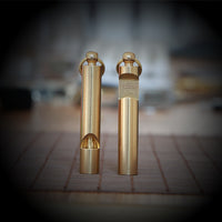 Brass Whistle Bottle Opener Keychain for Outdoor Survival and Everyday Carry