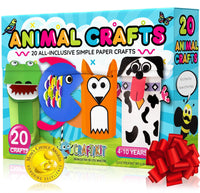 独立站爆款20 Crafts in a Box Simple paper crafts儿童手工套装