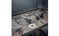 Hydraulic Disc Brake Kit Ventilated Disc Brake Kit with Calipers Braided All-Season for DIY Builders