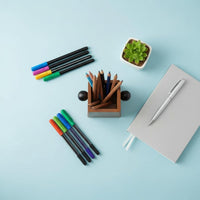 Controller Control Storage Box Multi-Functional Wooden Pen Holder
