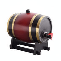 Wooden Grape Barrel Solid Wood Oak Aging Barrel Custom-Crafted for Restaurant