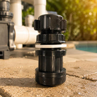 Sand Filter Drain Valve Black Pool Filter Drain Valve Ribbed