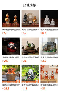 厂家批发泰国佛像树脂工艺品东南亚创意玄关家居饰品摆件东南亚风