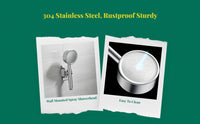 Adjustable high-pressure shower head
