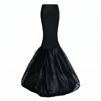 Mesh Petticoat Layered Tulle Petticoat Black for Weddings, Formal Events, Brides
