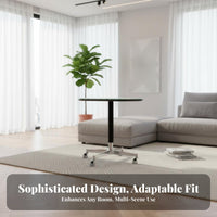 Adjustable Round Pedestal Table Minimalist Design Pedestal Drink Table Movable