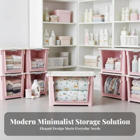 Front-front-accessing Stackable Box Transparent frame Household Storage Large Capacity