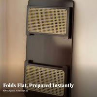 Folding Floor Table Foldable Design Japanese Design and Look Folding Table Portable Sturdy for Minimalists, Students