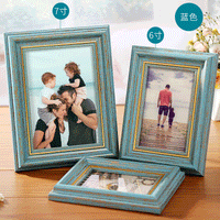 European Retro Photo Frame for Tabletop Display, 6x8 inch and A4 Sizes, Classic Design