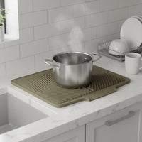 Silicone Dish Drying Mat Waterproof Silicone Drying Mat Quick-Draining