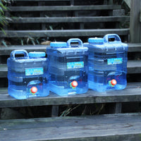 20L PC Outdoor Square Water Tank with Faucet for Camping and Travel