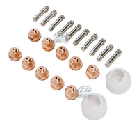 PCH51 Electrode Nozzle Plasma Cutter Torch Consumables Kit 22PCS