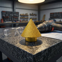 Diamond Cone Hole Opener Diamond Beveling Bit Multi-Functional Tool for Stone Fabricators, Renovation